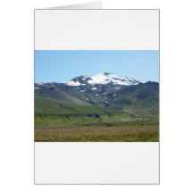 Mountain in Iceland Greeting Cards
