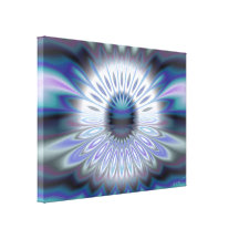 Mountain Lake Abstract Gallery Wrap Canvas