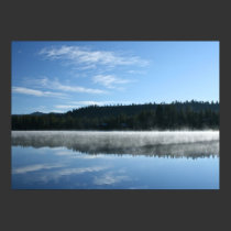 Mountain Lake, Blue Sky & Mist posters