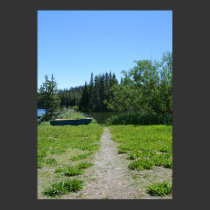 Mountain Lake, Canoe Path posters