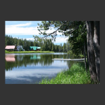 Mountain Lake, Dock posters