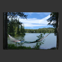 Mountain Lake, Hammock posters