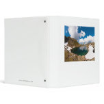Mountain lake landscape photo binder. France