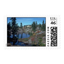 Mountain Lake Postage Stamp