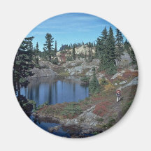Mountain Lake Refrigerator Magnets