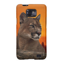 Mountain lion at sunset samsung galaxy SII covers