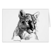 Mountain Lion Greeting Card
