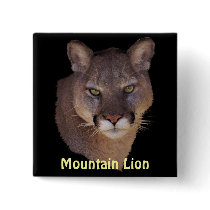 Mountain Lion Cougar Wildlife-lovers Button