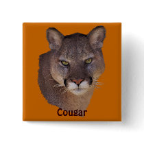 Mountain Lion Cougar Wildlife-lovers Button