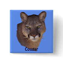 Mountain Lion Cougar Wildlife-lovers Button