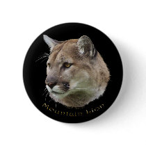 MOUNTAIN LION HEAD Button