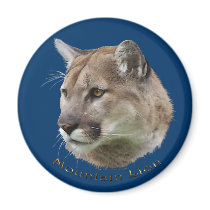 MOUNTAIN LION HEAD Magnet