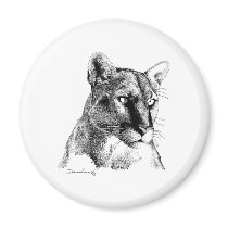 Mountain Lion Magnet