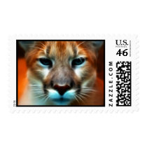 Mountain Lion postage by KahunaLuna Mountain Lion postage