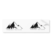 Mountain Logo Sticker bumper stickers