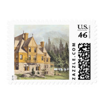 Mountain Mansion Stamp
