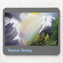 Mountain Morning mousepads