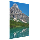Mountain over Water Canvas Print