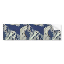 Mountain Peaks - Aerial View Bumper Stickers