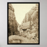 Mountain Picnic Party Custer City SD 1891 Posters