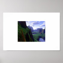 Mountain Pools Of Erytania Print