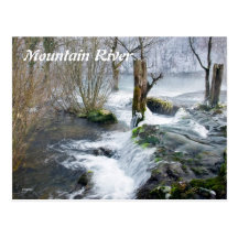 Mountain River Postcard