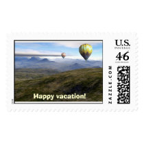 Mountain scape, Happy vacation! postage by Dotthy Mountain scape, Happy vacation! postage
