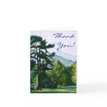 Mountain Scenery Thank You Notecard