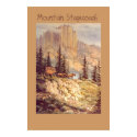 MOUNTAIN STAGECOACH by SHARON SHARPE posters