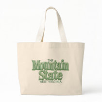 Mountain State, West Virginia Tote Bags