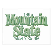 Mountain State, West Virginia Post Card