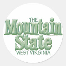Mountain State, West Virginia Sticker