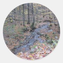 Mountain Stream in New England Stickers