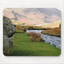 Mountain Stream Landscape Mouse Pad