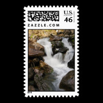 Mountain stream postage postage