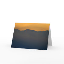 Mountain Sunrise Thank You Card
