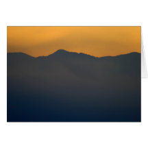 Mountain Sunrise Thank You Card