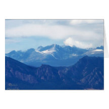 mountain top greating card