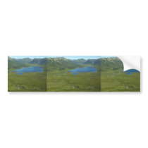 Mountain Valley and Lake Bumper Stickers