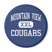 Mountain View - Cougars - Junior - Beaumont Refrigerator Magnet