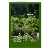 Mountain Wildflower Blank Card