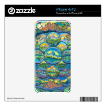 Mountain Worlds Electronics Skins iPhone 4 Skins