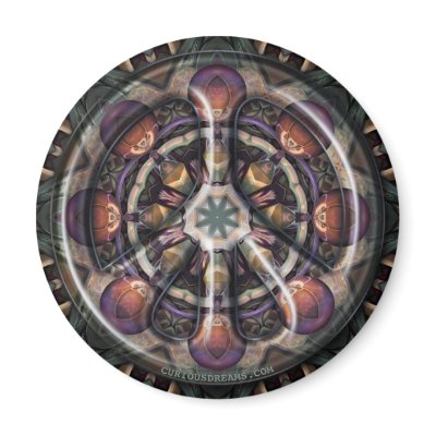 Mountaineer Peace Magnet by Curious_Dreams