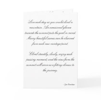 Mountaineering wedding invitation cards