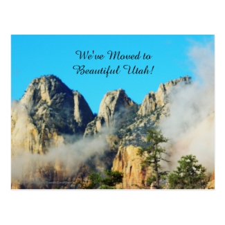 Mountains and Clouds Utah New Address Announcement