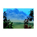 Mountains and firery trees landscape posters by pyromaniacal Mountains and firery trees landscape posters