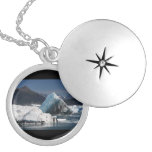 mountains and ice custom necklace