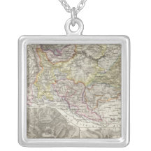 Mountains and Rivers of Harz Germany Necklace