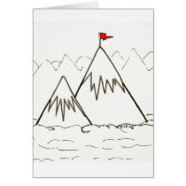Mountains card
