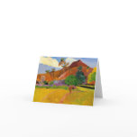'Mountains in Tahiti' - Paul Gauguin Card